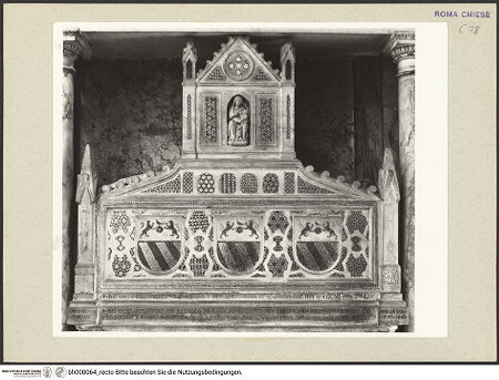 Vorderseite von Bibliotheca Hertziana [http://creativecommons.org/publicdomain/mark/1.0/] Apotheose des Federico Zuccari, Allegorien und Porträts der Familie ZuccariLünetten mit Porträts der Familie ZuccariFra Angelo Zuccari - , bh000064_recto. Foto: Anderson, Domenico.