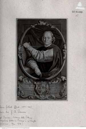 Vorderseite von  [http://creativecommons.org/publicdomain/mark/1.0/] Bildnis des Malers Giovanni Battista Passeri - , bh001048. Foto.