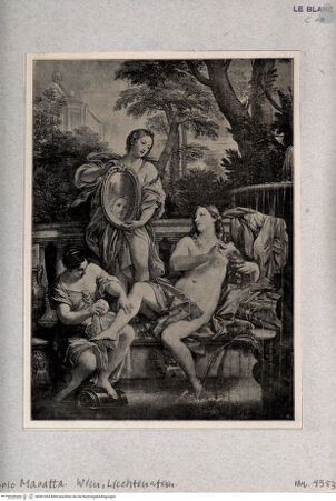 Vorderseite von  [http://creativecommons.org/publicdomain/mark/1.0/] David und Bathseba - , bh001054. Foto.