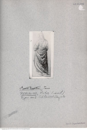 Vorderseite von Dr. Degenhart-Bauer [http://creativecommons.org/publicdomain/mark/1.0/] Figur aus der Schlüsselübergabe - , bh001062. Foto.