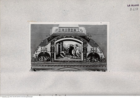 Vorderseite von Bibliotheca Hertziana [http://creativecommons.org/publicdomain/mark/1.0/] Loggie di Raffaele nel VaticanoAbraham und die drei Engel - , bh001140. Foto.