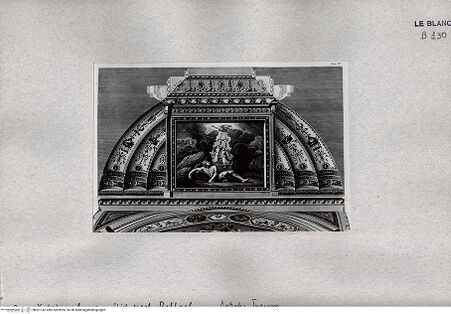 Vorderseite von Bibliotheca Hertziana [http://creativecommons.org/publicdomain/mark/1.0/] Loggie di Raffaele nel VaticanoJakobs Traum - , bh001142. Foto.