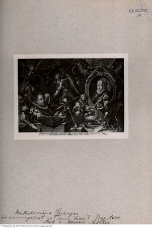 Vorderseite von  [http://creativecommons.org/publicdomain/mark/1.0/] Bartholomaeus Spranger, mit Allegorie auf den Tod seiner Frau - , bh001158. Foto.