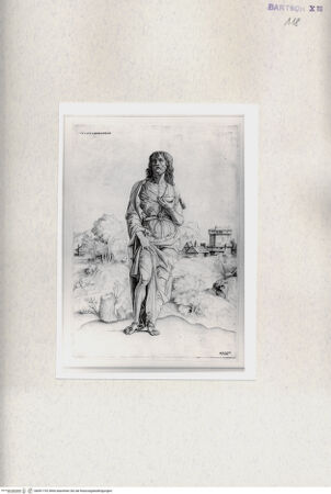 Vorderseite von  [http://creativecommons.org/publicdomain/mark/1.0/] Heiliger Johannes - , bh001192. Foto.