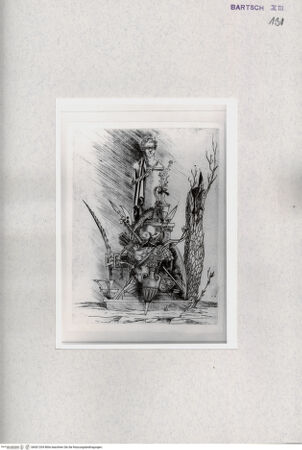 Vorderseite von  [http://creativecommons.org/publicdomain/mark/1.0/] Büste eines Fauns auf einem Sockel - , bh001204. Foto.