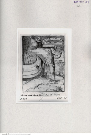 Vorderseite von  [http://creativecommons.org/publicdomain/mark/1.0/] "Scena, quod aiunt..." - , bh001246. Foto.