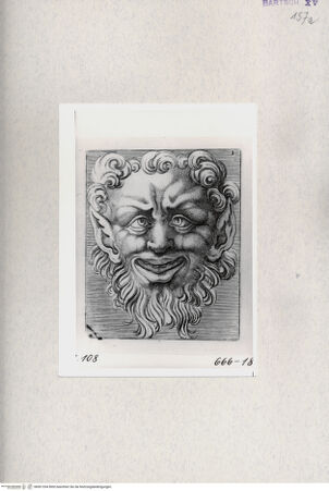 Vorderseite von  [http://creativecommons.org/publicdomain/mark/1.0/] Maske - , bh001264. Foto.