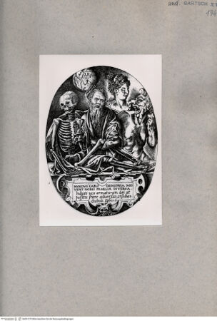 Vorderseite von  [http://creativecommons.org/publicdomain/mark/1.0/] Allegorie - , bh001270. Foto.