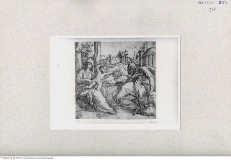 Vorderseite von  [http://creativecommons.org/publicdomain/mark/1.0/] Heilige Familie - , bh001277. Foto.