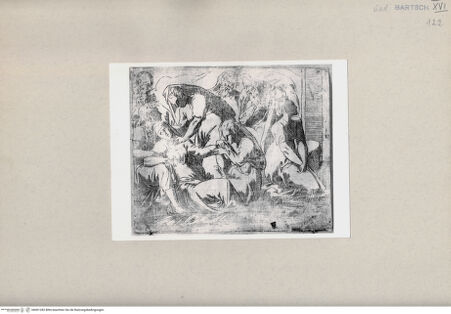 Vorderseite von  [http://creativecommons.org/publicdomain/mark/1.0/] Maria unter dem Kreuz - , bh001282. Foto.