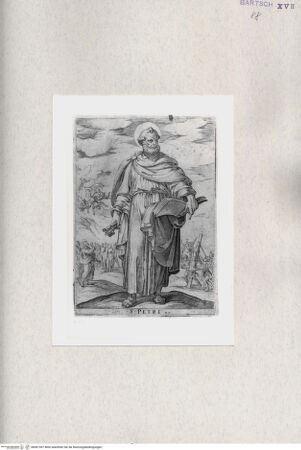 Vorderseite von  [http://creativecommons.org/publicdomain/mark/1.0/] Heiliger Petrus - , bh001307. Foto.