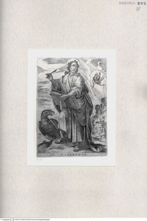 Vorderseite von  [http://creativecommons.org/publicdomain/mark/1.0/] Heiliger Johannes - , bh001310. Foto.