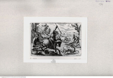 Vorderseite von  [http://creativecommons.org/publicdomain/mark/1.0/] Jagd - , bh001321. Foto.