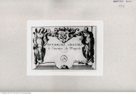 Vorderseite von  [http://creativecommons.org/publicdomain/mark/1.0/] Diverse Jagden - , bh001323. Foto.