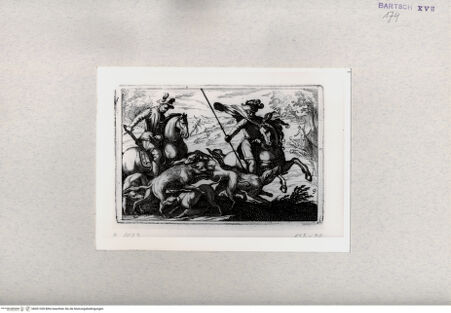 Vorderseite von  [http://creativecommons.org/publicdomain/mark/1.0/] Jagd - , bh001328. Foto.