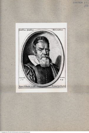 Vorderseite von  [http://creativecommons.org/publicdomain/mark/1.0/] Galileo Galilei - , bh001345. Foto.