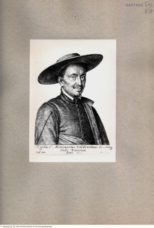 Vorderseite von  [http://creativecommons.org/publicdomain/mark/1.0/] Raphael Menicuccius - , bh001354. Foto.