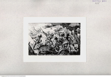 Vorderseite von  [http://creativecommons.org/publicdomain/mark/1.0/] Jagd - , bh001365. Foto.