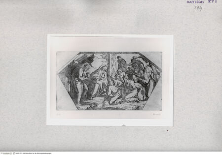 Vorderseite von  [http://creativecommons.org/publicdomain/mark/1.0/] Anbetung der Könige - , bh001391. Foto.