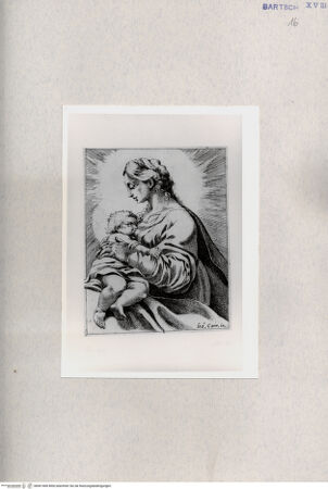 Vorderseite von  [http://creativecommons.org/publicdomain/mark/1.0/] Madonna lactans - , bh001400. Foto.
