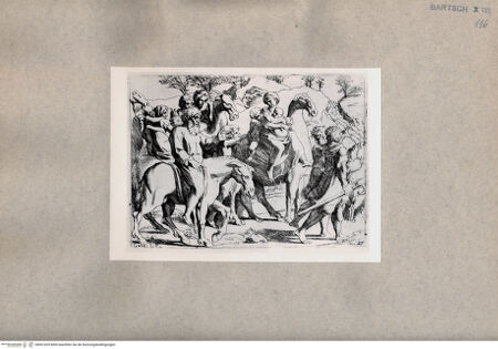 Vorderseite von  [http://creativecommons.org/publicdomain/mark/1.0/] Jakob kehrt zu seinem Vater Isaak zurück - , bh001429. Foto.