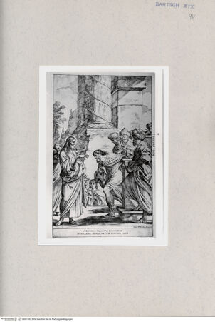 Vorderseite von  [http://creativecommons.org/publicdomain/mark/1.0/] Berufung des Matthäus - , bh001452. Foto.