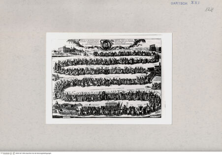 Vorderseite von  [http://creativecommons.org/publicdomain/mark/1.0/] Einzug Papst Innozenz XI - , bh001461. Foto.