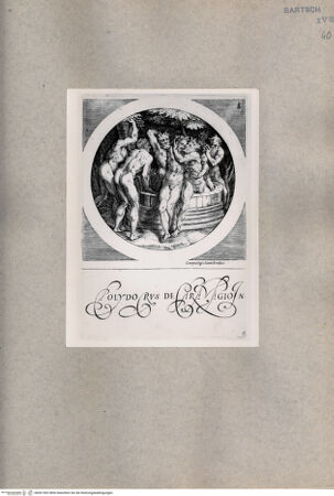 Vorderseite von  [http://creativecommons.org/publicdomain/mark/1.0/] das Bacchanal - , bh001502. Foto.