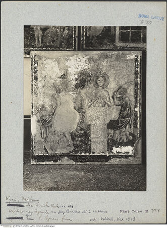 Vorderseite von Musei Vaticani, Archivio Fotografico [https://www.deutsche-digitale-bibliothek.de/content/lizenzen/rv-ez/] Szenen aus dem Leben der heiligen Katharina von Alexandrien - Inv. 476: Geißelung der heiligen Katharina, bh005875_recto. Foto.