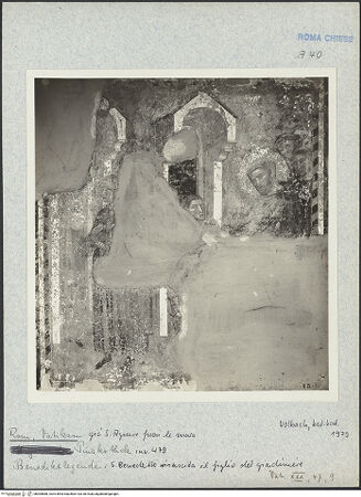 Vorderseite von Musei Vaticani, Archivio Fotografico [https://www.deutsche-digitale-bibliothek.de/content/lizenzen/rv-ez/] Szenen aus dem Leben des heiligen Benedikt - Inv. 479: Benedikt erweckt den Sohn des Gärtners, bh005888_recto. Foto.