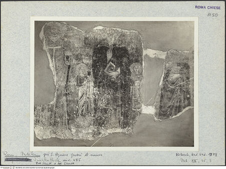 Vorderseite von Musei Vaticani, Archivio Fotografico [https://www.deutsche-digitale-bibliothek.de/content/lizenzen/rv-ez/] drei männliche und drei weibliche Heilige - , bh005896_recto. Foto.