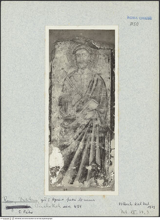 Vorderseite von Musei Vaticani, Archivio Fotografico [https://www.deutsche-digitale-bibliothek.de/content/lizenzen/rv-ez/] Der heilige Petrus - , bh005898_recto. Foto.
