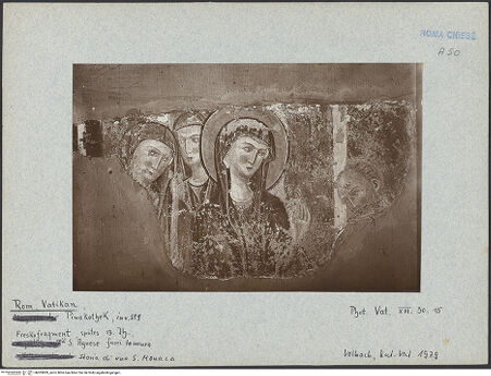 Vorderseite von Musei Vaticani, Archivio Fotografico [https://www.deutsche-digitale-bibliothek.de/content/lizenzen/rv-ez/] Geschichte einer heiligen Nonne - , bh005899_recto. Foto.