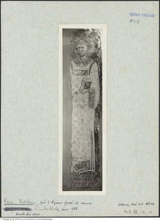 Vorderseite von Musei Vaticani, Archivio Fotografico [https://www.deutsche-digitale-bibliothek.de/content/lizenzen/rv-ez/] ein heiliger Diakon - , bh005901_recto. Foto.