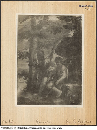 Vorderseite von ICCD [https://www.deutsche-digitale-bibliothek.de/content/lizenzen/rv-ez/] Der Johannesknabe mit dem Lamm - Gesamtansicht, bh005928_recto. Foto.