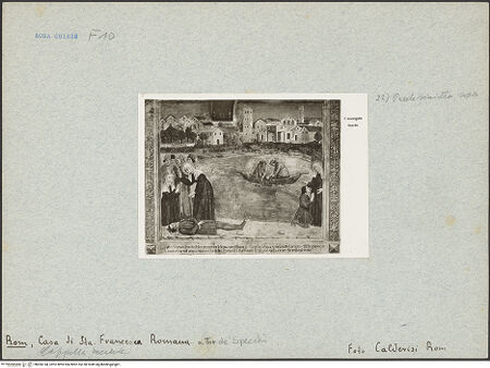 Vorderseite von Foto Calderisi Roma [https://www.deutsche-digitale-bibliothek.de/content/lizenzen/rv-ez/] Vita der heiligen Francesca RomanaErweckung des Ertrunkenen - , bh006144_recto. Foto: Calderisi, Michele Valentino.