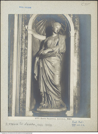 Vorderseite von Vatikan, Monumenti, Musei e Gallerie Pontificie [https://www.deutsche-digitale-bibliothek.de/content/lizenzen/rv-ez/] Die heilige Susanna - Gesamtansicht, frontal, bh006943_recto. Foto: Moscioni, Romualdo (?).