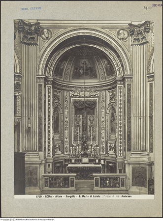 Vorderseite von Alinari [https://www.deutsche-digitale-bibliothek.de/content/lizenzen/rv-ez/] Santa Maria di LoretoCappella dei Crocifisso - Gesamtansicht, bh006945_recto. Foto: Anderson, Domenico.