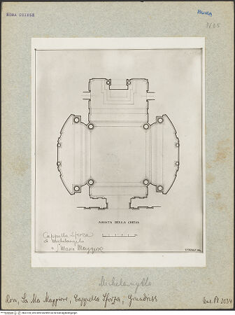 Vorderseite von Bibliotheca Hertziana [https://rightsstatements.org/page/CNE/1.0/] Rom, Santa Maria Maggiore, Cappella Sforza - , bh007290_recto. Foto.