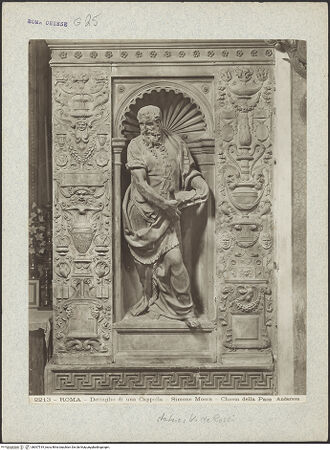 Vorderseite von Anderson [https://www.deutsche-digitale-bibliothek.de/content/lizenzen/rv-ez/] Figürliche DekorationApostel Paulus - Frontal, bh007519_recto. Foto.