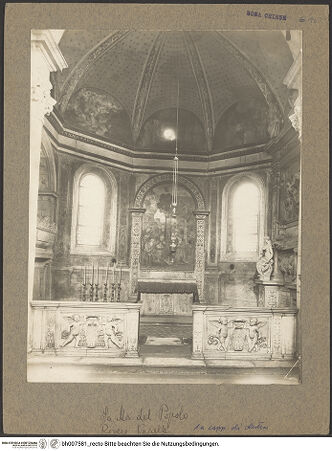 Vorderseite von unbekannt [https://www.deutsche-digitale-bibliothek.de/content/lizenzen/rv-fz/] Santa Maria del PopoloCappella del Presepe / della Natività - , bh007581_recto. Foto.