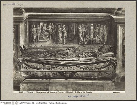 Vorderseite von Alinari [https://www.deutsche-digitale-bibliothek.de/content/lizenzen/rv-ez/] Grabmal des Pietro Foscari - Gesamtansicht, bh007597_recto. Foto.