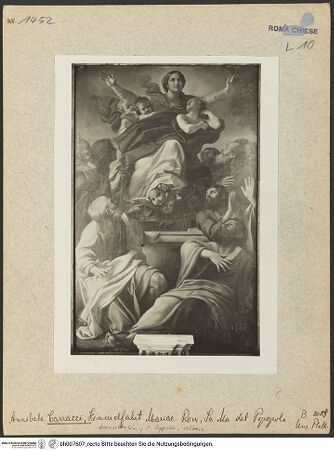 Vorderseite von Bibliotheca Hertziana [https://www.deutsche-digitale-bibliothek.de/content/lizenzen/rv-fz/] Himmelfahrt Mariens - , bh007607_recto. Foto.