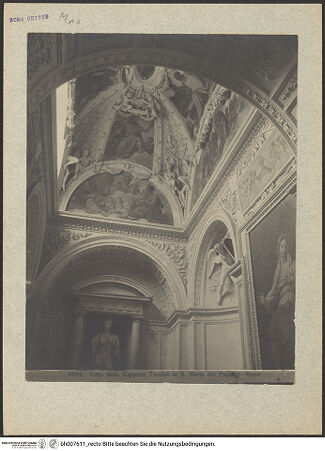 Vorderseite von Moscioni (?) [https://www.deutsche-digitale-bibliothek.de/content/lizenzen/rv-fz/] Santa Maria del PopoloCappella di Santa Caterina - , bh007611_recto. Foto.