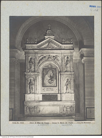 Vorderseite von Alinari [https://www.deutsche-digitale-bibliothek.de/content/lizenzen/rv-ez/] Ehemaliger Hochaltar - Gesamtansicht, bh007639_recto. Foto.