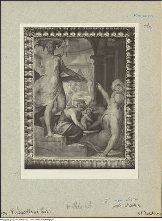 Vorderseite von unbekannt [http://creativecommons.org/publicdomain/mark/1.0/] Szenen aus dem Marienleben, Evangelisten und ProphetenGeburt Mariens - , bh007824_recto. Foto: Calderisi.