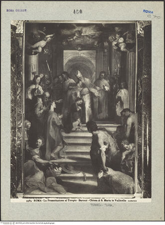 Vorderseite von Alinari [https://www.deutsche-digitale-bibliothek.de/content/lizenzen/rv-ez/] Tempelgang Mariens - , bh007865_recto. Foto.