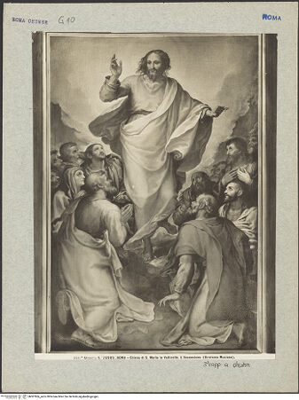 Vorderseite von Alinari [https://www.deutsche-digitale-bibliothek.de/content/lizenzen/rv-ez/] Himmelfahrt Christi - , bh007866_recto. Foto.