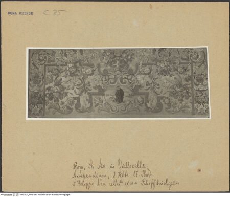 Vorderseite von unbekannt [https://www.deutsche-digitale-bibliothek.de/content/lizenzen/rv-fz/] Altarantependium mit Darstellung des heiligen Filippo Neri, der einen Schiffbrüchigen rettet - , bh007871_recto. Foto.