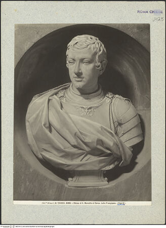 Vorderseite von Alinari [https://www.deutsche-digitale-bibliothek.de/content/lizenzen/rv-ez/] Büsten der Familie FrangipaneBüste des Lelio Frangipane - , bh007872_recto. Foto.